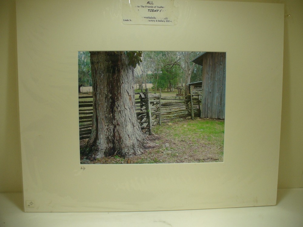 MATTED PHOTOGRAPHY A/P Wooden Fence on Homestead 20×16 Larry Santucci 2007