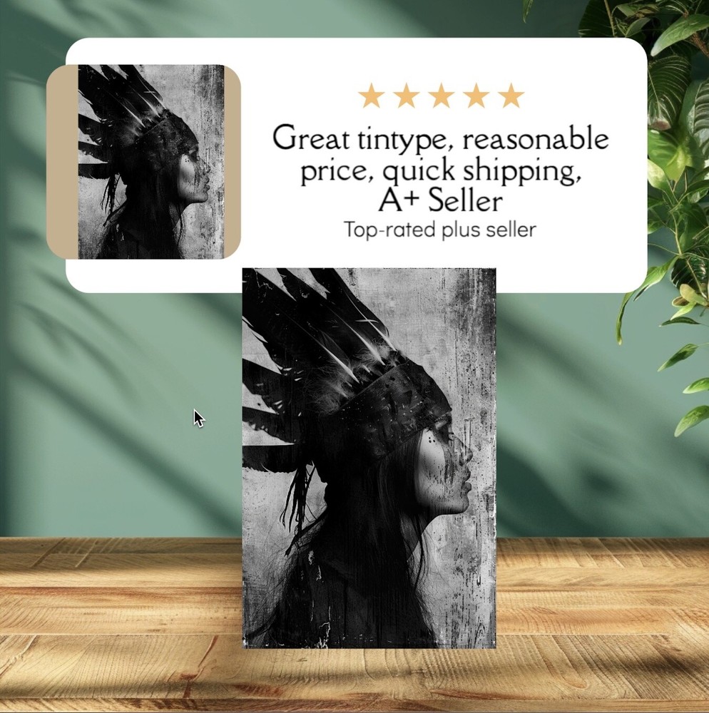 Native American Tintype Limited Edition Museum Series C00227RP