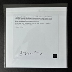 Magnum Square Print by Steve McCurry: Coal Miner, Afghanistan, 2002 (Signed)