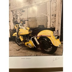 Harley-Davidson fine art photoJan Kaulins Signed Limited Ed Hand-Colored Framed
