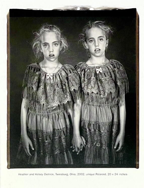 Mary Ellen Mark (1940-2015) Art Announcement Card 2003 – Twins