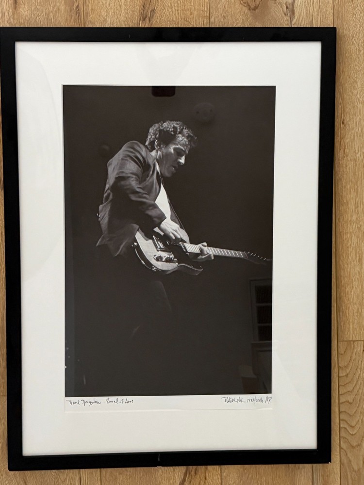 Bruce Springsteen Tunnel of Love, 1988 photograph signed by Patrick Harbon AP