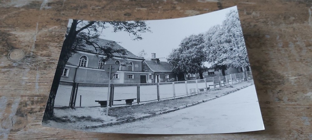 Large B/W Photo Railway Station – Terrain in ????? WHERE CAN THAT BE? IS IT A RAILWAY STATION