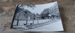 Large B/W Photo Railway Station – Terrain in ????? WHERE CAN THAT BE? IS IT A RAILWAY STATION