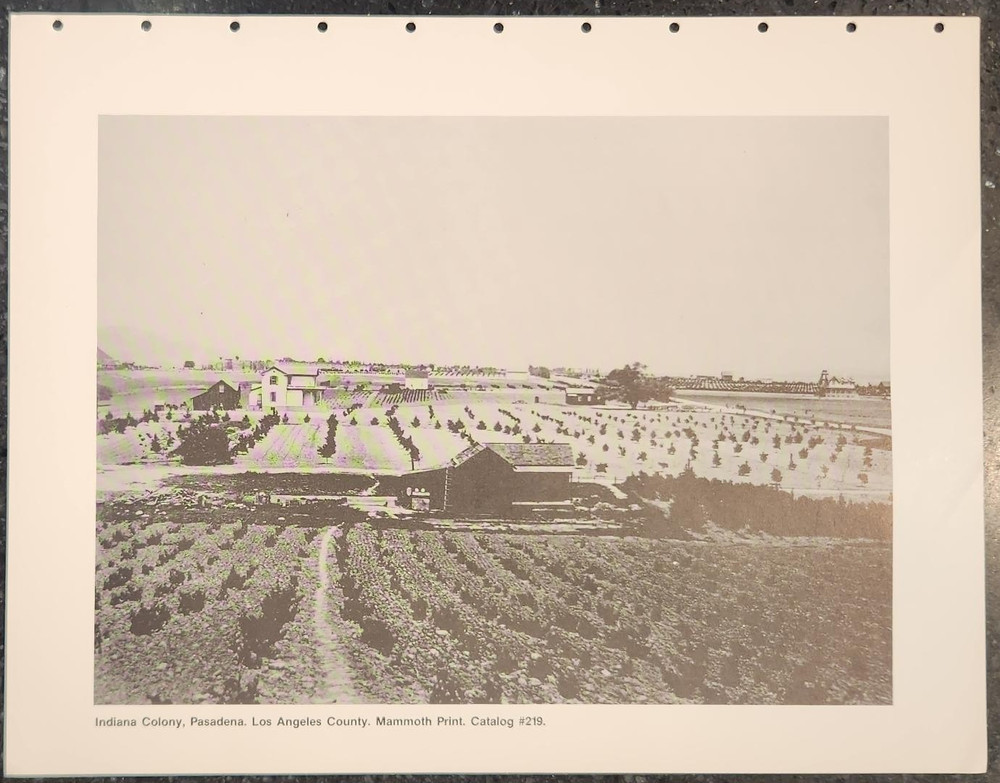 Carleton E Watkins Indiana Colony Pasadena Los Angeles County 1984