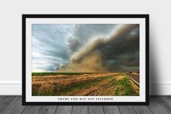 Storm Photography Print: Colorado Thunderstorm Great Plains Sky Weather Photo