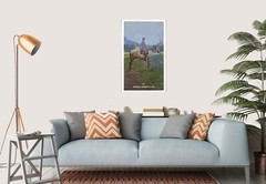 General Robert E. Lee – on Traveller – COMPARE RESOLUTUON ON FACE! CANVAS!