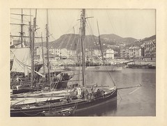 Nice The Port France Coast D’ Azur Photograph Vintage Analogue Circa 1900