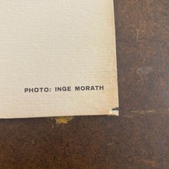Vintage Photograph Print/ Plate- Inge Morath- «Ramona»- 12 x 12