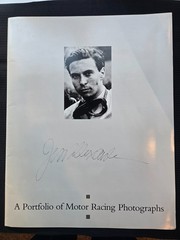 Jesse Alexander Original Portfolio of Motor Racing Photographs Signed