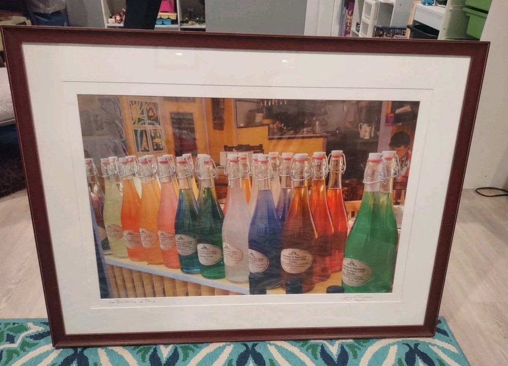 The Bottles Of Paris By Bruce Morrow (Cousin Brucie) #1of 1 Hand Signed Original