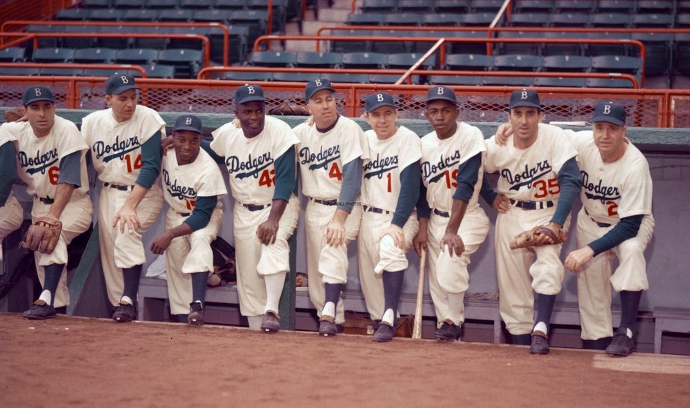 1950sdodgers 8×10 Colorized Print-FREE SHIPPING