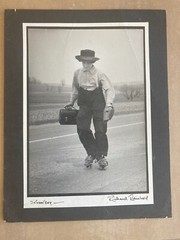 Richard Reinhold Photograph «Schoolboy» 8.5 x 12″ from 1967 on a Black Mat Board