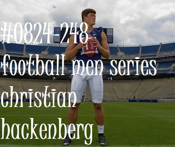 MALE PORTRAIT #0824-248- athletes series -football men-HACKENBERG-free ship/usa
