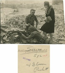 Yougn sculptor carving soldier statue antique photo