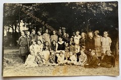orig. Photo Postcard Family Children around 1930 Fashion
