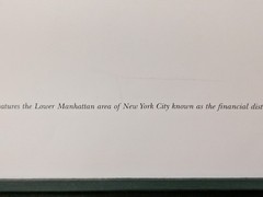 James Blakeway New York Twin Towers Lower Manhattan Liberty Ellis Isle 41″x13″