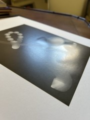 Man Ray “Abstract Rayograph” 1975 Vintage Photo Engraving w/ COA, c.1923 Neg