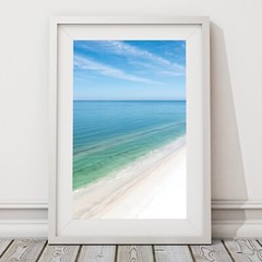 Siesta Key Beach Aerial Photo, Beach Photography Wall Art Beach House, Florida