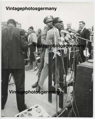 G2053 Photo USA 1963 Dr Martin Luther King Rally for Freedom ban on speech