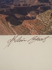 Listed National Parks Photographer J Allen Gilchrist Grand Canyon Signed Photo