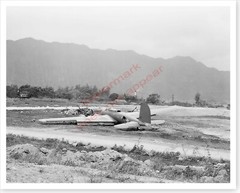 Dec 7 1941 Pearl Harbor Attack Bellows Field Wrecked B-17 Silver Halide Photo