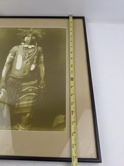Edward Curtis Native American Photography Copyright E.S. Curtis 1900 Framed