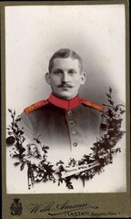 CdV Rastatt, German Soldier in Uniform, Portrait – 10952206
