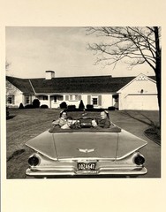 Family & Buick Convertible Art Print Card Photo By Mickey Pallas Fotofolio 4”x6”