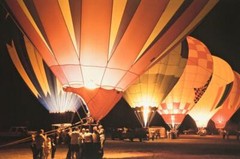 Tom Adams Photography Hot Air Balloons Night Glow Tigard Oregon Photo Art 16×20