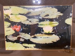 Contemporary “Water Lilies” Framed Colored Photograph by Diane Knight