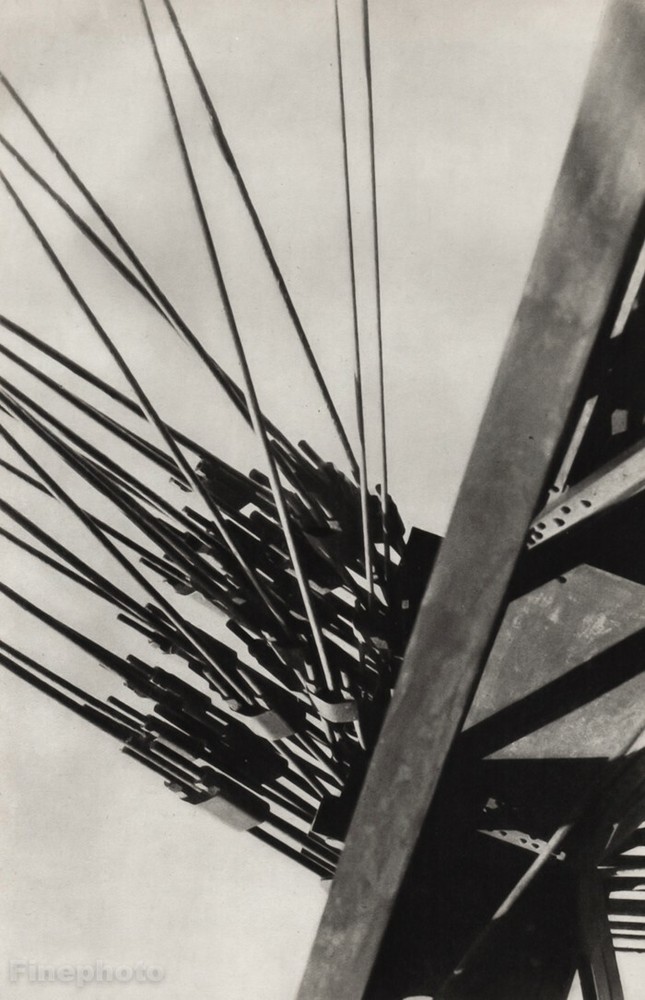 1929 Vintage ELI LOTAR Abstract Marseilles Bridge Detail Original Photo Gravure