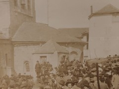 Old Process Photo 1900 – Saint Alban Church Location in Limagnole (48)