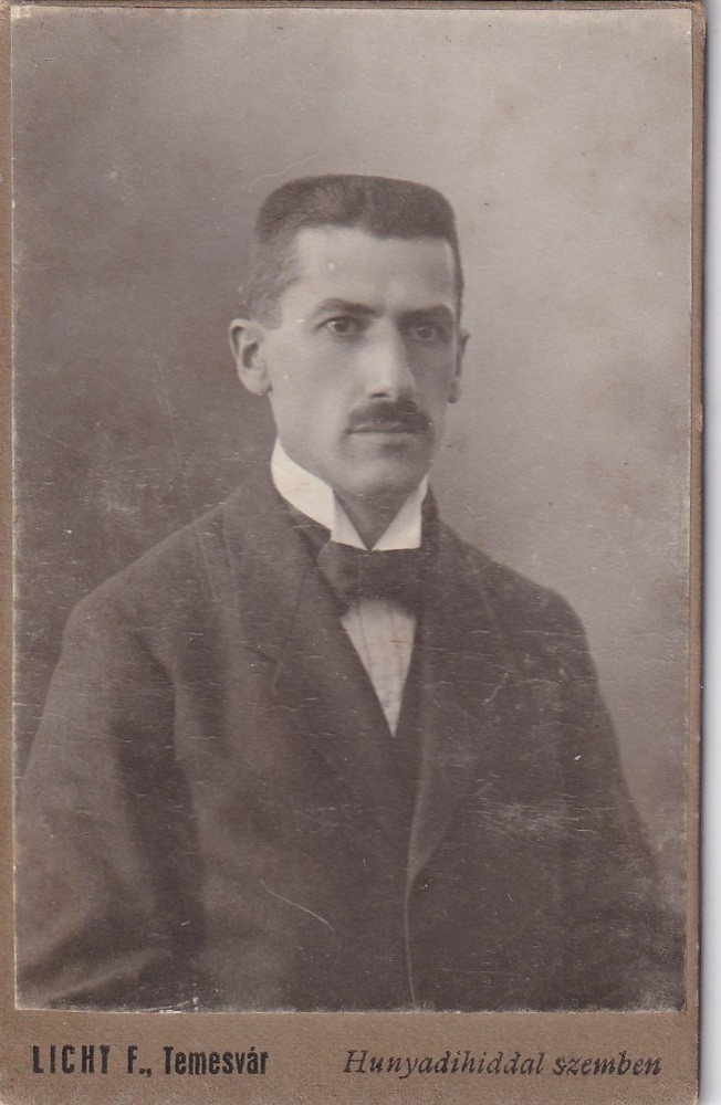 CDV – Man Portrait – Temesvár Romania 1916