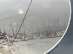 Photograph By Takao Wakida Of Carmel California Shrimp Boat Ship In Harbor