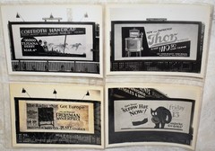 FABULOUS COLLECTION 1920’S FOSTER & KLEISER BILLBOARD PHOTOS (46) ORIGINALS