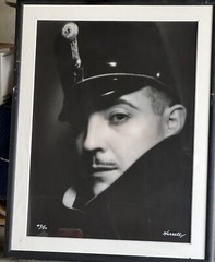 George Hurrell Signed Oversized Portfolio of Hollywood Royalty with frames 46×34