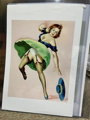 1940’s 50’s Repro Photo Lithography 13×19 Pinup Lot Of 6 Beautiful