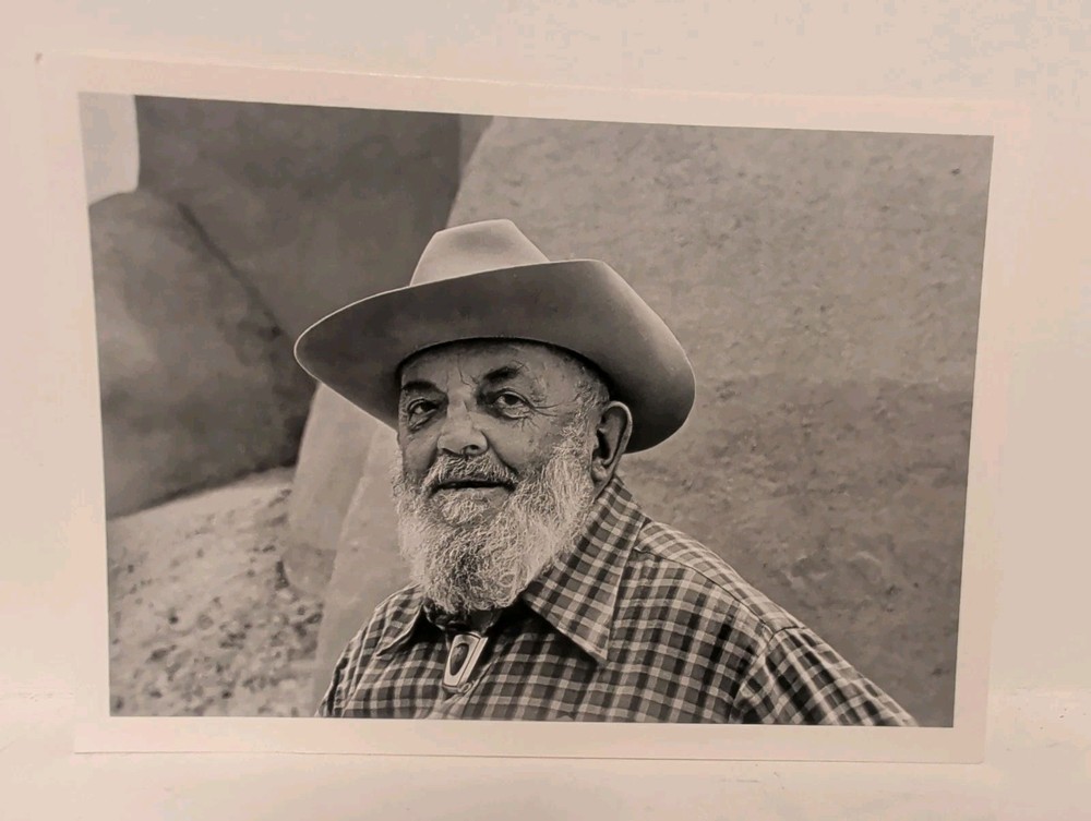 1986 Ansel Adams Photo Postcard taken by Beaumont Newhall Scheinbaum & Russek