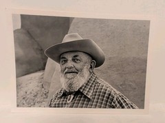 1986 Ansel Adams Photo Postcard taken by Beaumont Newhall Scheinbaum & Russek