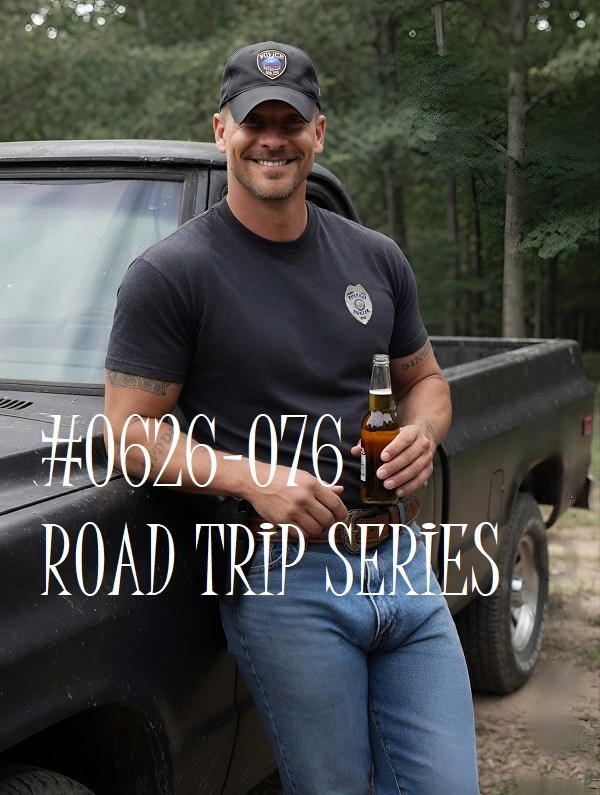 MALE PORTRAIT #0626-076 -ROAD TRIP SERIES -freeShipUS