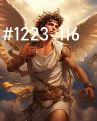 MALE PORTRAIT #1223-116 -angel warrior – -free shipping in usa
