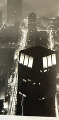 George Forss B&W Photograph New York City Modern East River Fireworks Original