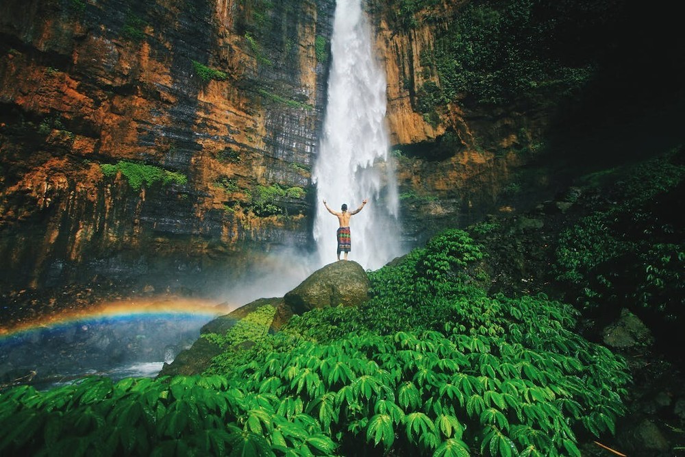 Digital Image Picture Photo Pic Wallpaper Background Waterfalls Rainbow 81