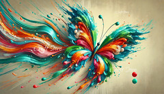 Butterfly Digital Image Picture Photo Wallpaper Background Art