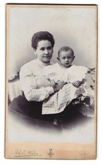 Photograph Joh. E. Hahn, Vienna, Mariahilferstrasse 105, portrait bourgeois Dam