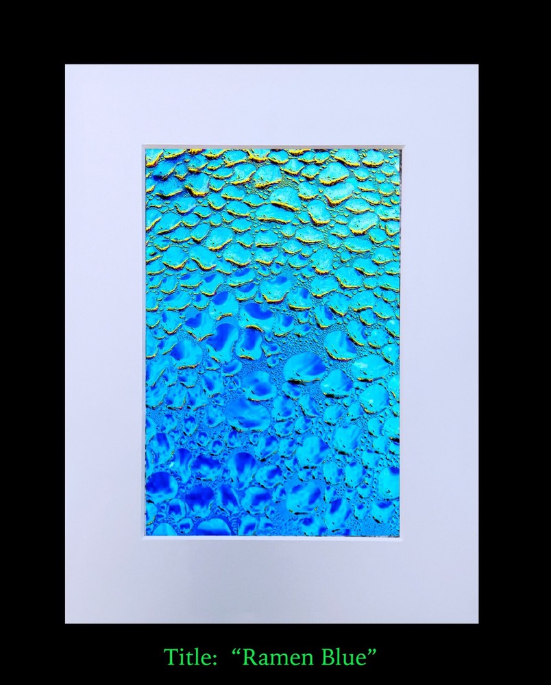 matted photograph, 5″x7″ print, mounted 3/16″ foam with 8″x10″ single white mat