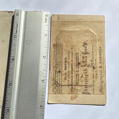 1800s Tin Type Photos Photographs Western Studio Portraits – H. S. Brown ?