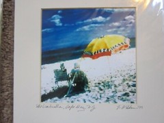 ONE Colorful CAPE MAY NJ BEACH Art Photograph: signed dated PRINT 8×10 matte