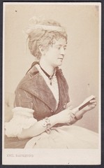 Marie von Rabatinsky Opera Singer Opera Vienna Portrait CDV Photo 1870